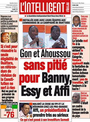 L’intelligent d’Abidjan N° 3447