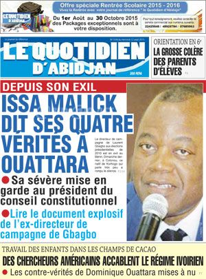 Le Quotidien d’Abidjan N° 1518