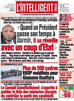 L’intelligent d’Abidjan N° 3453