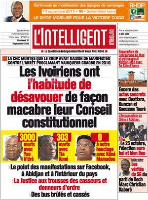 L’intelligent d’Abidjan N° 3471