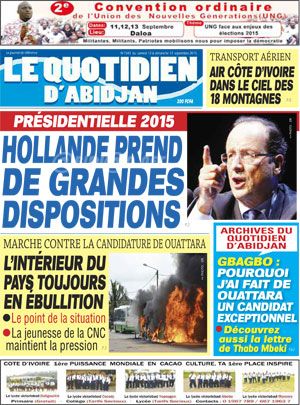 Le Quotidien d’Abidjan N° 1543