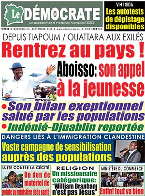 Le Democrate N° 1288