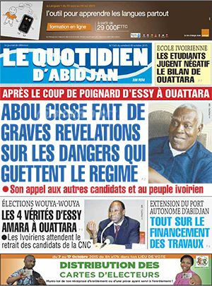 Le Quotidien d’Abidjan N° 1565