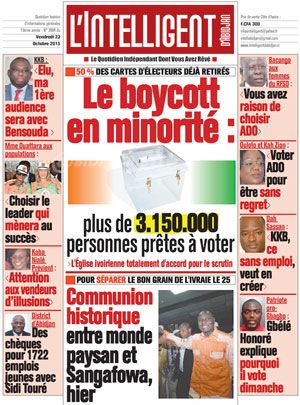 L’intelligent d’Abidjan N° 3504