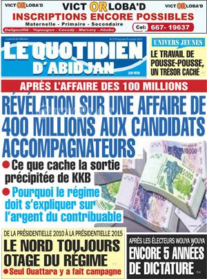 Le Quotidien d’Abidjan N° 1579