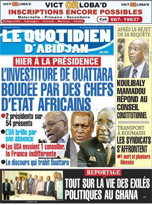 Le Quotidien d’Abidjan N° 1584