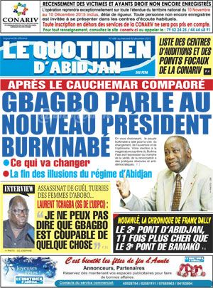 Le Quotidien d’Abidjan N° 1608