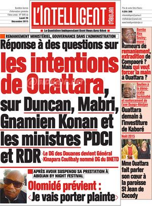 L’intelligent d’Abidjan N° 3549