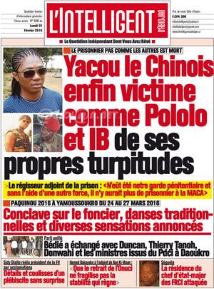 L’intelligent d’Abidjan N° 3590