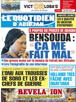 Le Quotidien d’Abidjan N° 1676