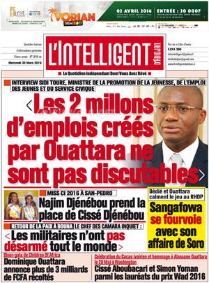 L’intelligent d’Abidjan N° 3616