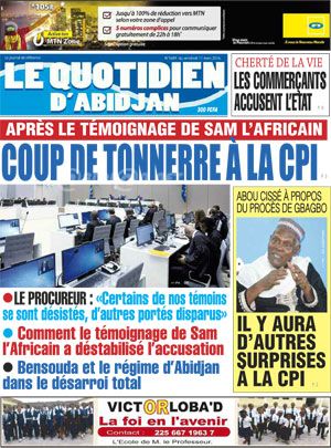 Le Quotidien d’Abidjan N° 1689