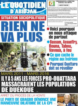 Le Quotidien d’Abidjan N° 1705