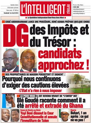 L’intelligent d’Abidjan N° 3618