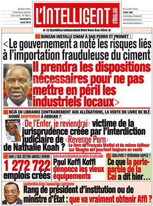 L’intelligent d’Abidjan N° 3624