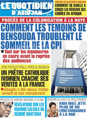 Le Quotidien d’Abidjan N° 1719