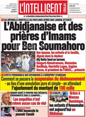 L’intelligent d’Abidjan N° 3633