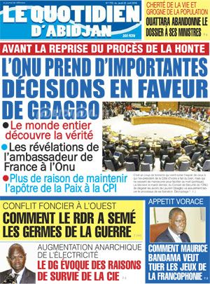 Le Quotidien d’Abidjan N° 1729