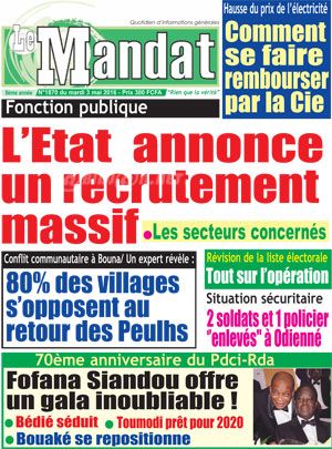 Le Mandat N° 1107