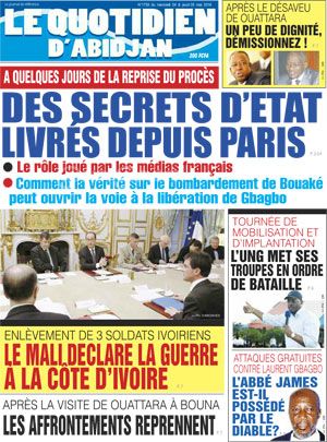 Le Quotidien d’Abidjan N° 1733
