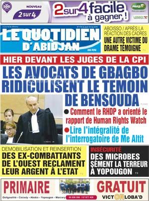 Le Quotidien d’Abidjan N° 1744