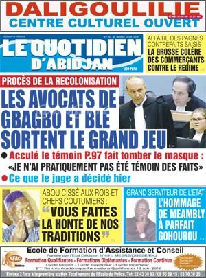 Le Quotidien d’Abidjan N° 1763