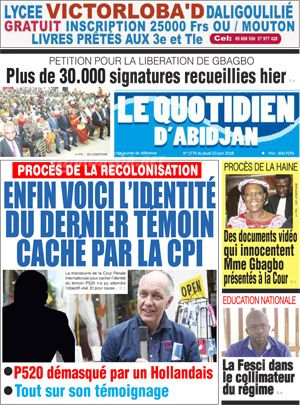 Le Quotidien d’Abidjan N° 1774
