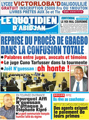 Le Quotidien d’Abidjan N° 1777