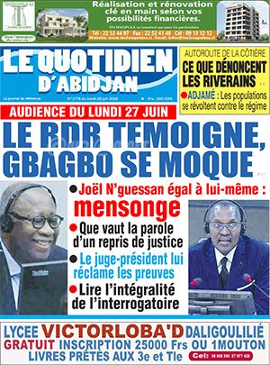 Le Quotidien d’Abidjan N° 1778