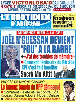 Le Quotidien d’Abidjan N° 1780