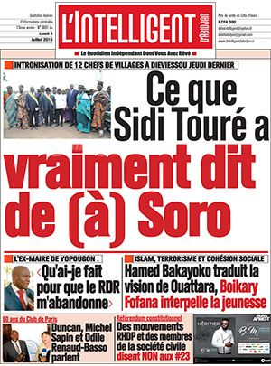 L’intelligent d’Abidjan N° 3691