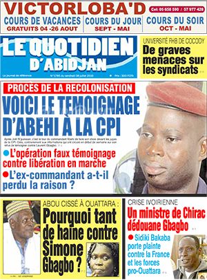 Le Quotidien d’Abidjan N° 1785