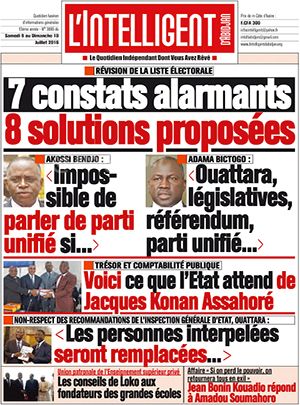 L’intelligent d’Abidjan N° 3695