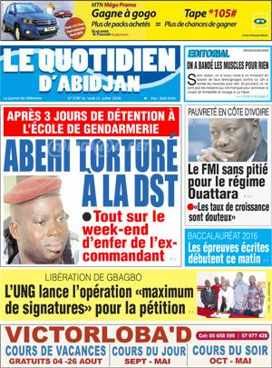 Le Quotidien d’Abidjan N° 1787