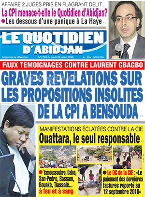 Le Quotidien d’Abidjan N° 1796