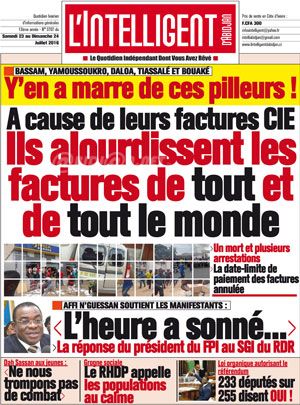 L’intelligent d’Abidjan N° 3707