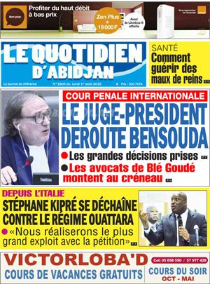 Le Quotidien d’Abidjan N° 1805