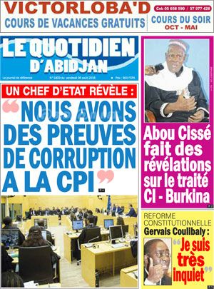 Le Quotidien d’Abidjan N° 1809