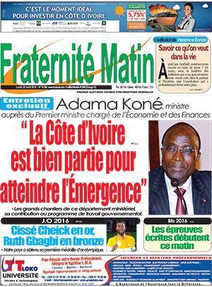 Fraternité Matin N° 15509