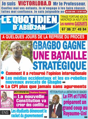 Le Quotidien d’Abidjan N° 1824