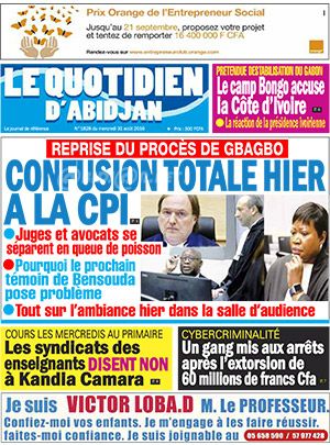 Le Quotidien d’Abidjan N° 1828