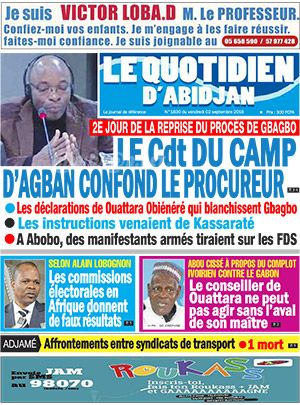 Le Quotidien d’Abidjan N° 1831