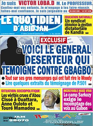 Le Quotidien d’Abidjan N° 1836