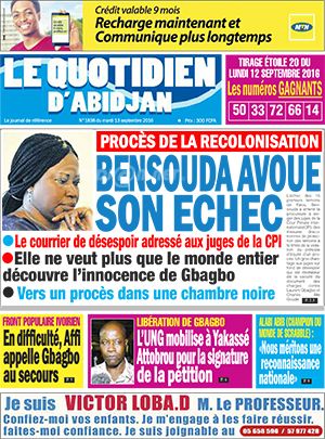 Le Quotidien d’Abidjan N° 1838