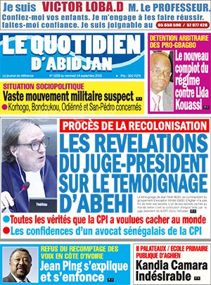 Le Quotidien d’Abidjan N° 1839
