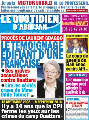 Le Quotidien d’Abidjan N° 1843