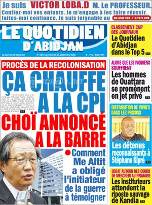 Le Quotidien d’Abidjan N° 1845