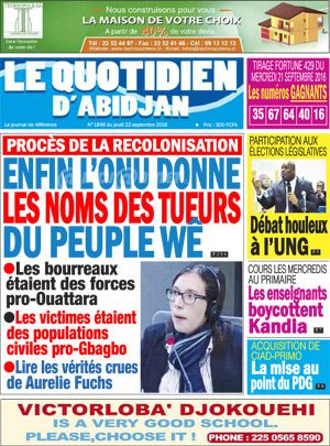 Le Quotidien d’Abidjan N° 1846