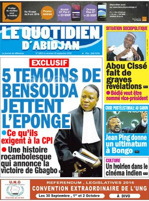 Le Quotidien d’Abidjan N° 1853