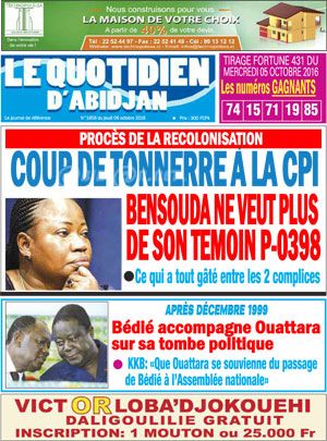 Le Quotidien d’Abidjan N° 1858